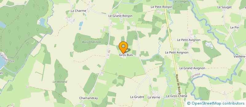 localisation de l'entreprise GAEC RECONNU DUGROSBUIS à CORMOZ