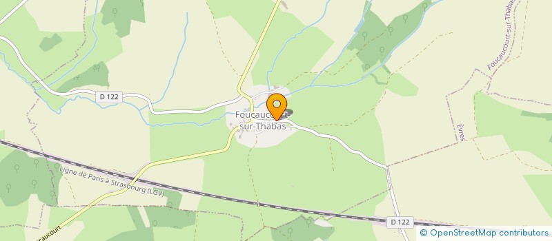 localisation de l'entreprise GAEC RECONNU FARCAGE à FOUCAUCOURT-SUR-THABAS
