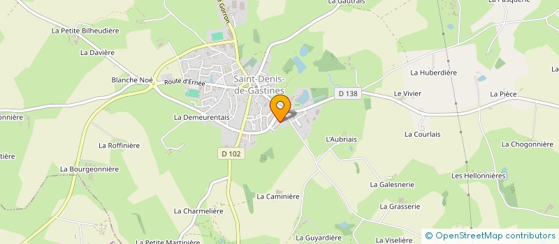 localisation de l'entreprise GAEC RECONNU FONTAINE à ERNEE