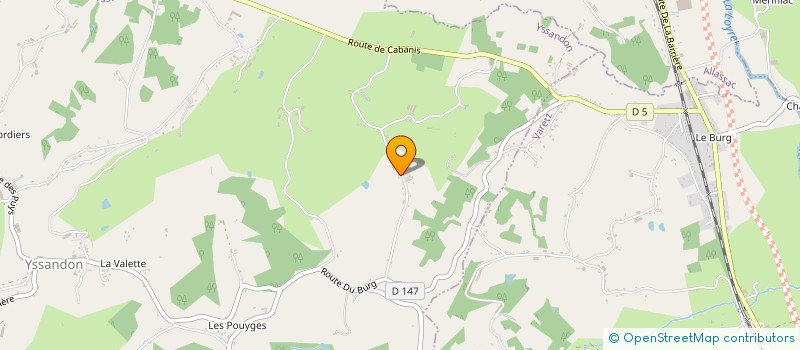 localisation de l'entreprise GAEC RECONNU FRAYSSE  YSSANDON