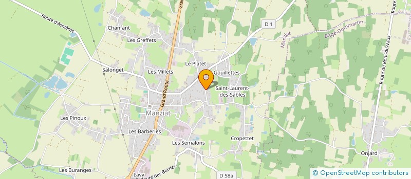 localisation de l'entreprise GAEC RECONNU FROMENT PERE ET FILS à ASNIERES-SUR-SAONE