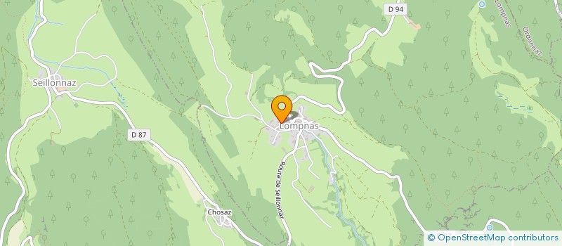 localisation de l'entreprise GAEC RECONNU GIRAUD FRERES - MORY  LOMPNAS