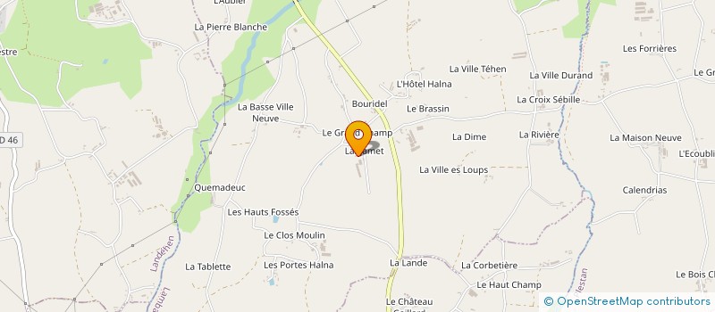 localisation de l'entreprise GAEC RECONNU HARNOIS BURLOT à LAMBALLE-ARMOR