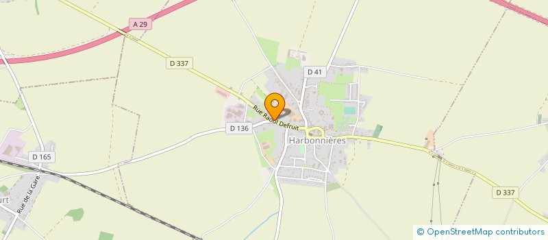 localisation de l'entreprise GAEC RECONNU JOUX  HARBONNIERES