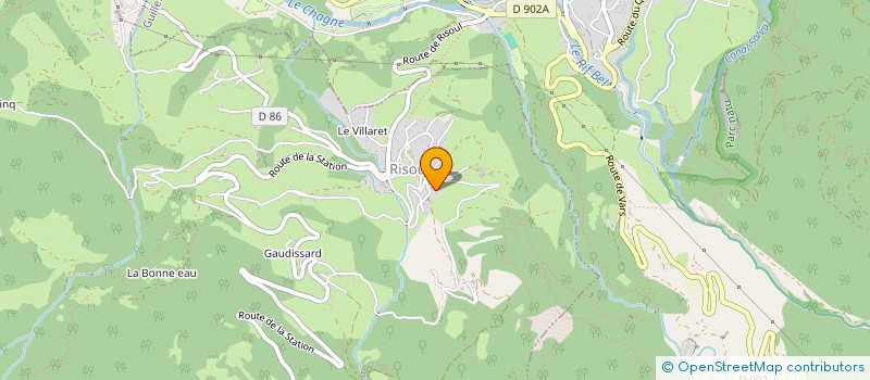 localisation de l'entreprise GAEC RECONNU LA FERME DE CHAGNE  RISOUL