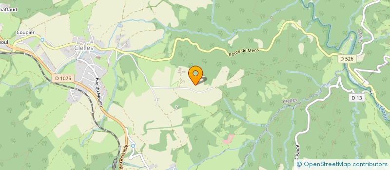 localisation de l'entreprise GAEC RECONNU LA FERME GABERT à CLELLES