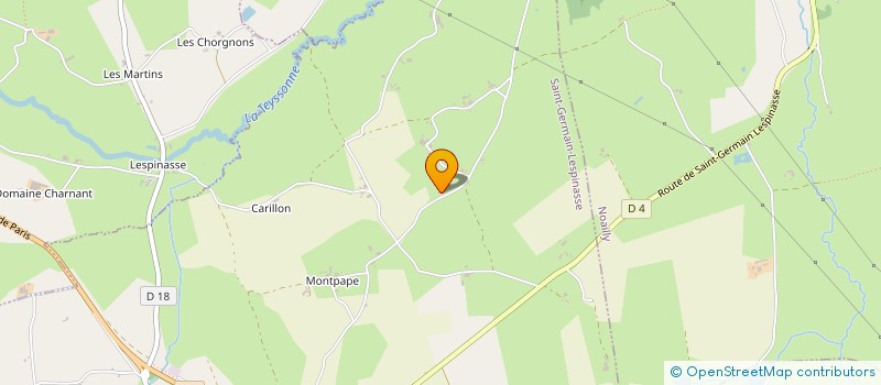 localisation de l'entreprise GAEC RECONNU LAFAY PIERRON  SAINT-GERMAIN-LESPINASSE