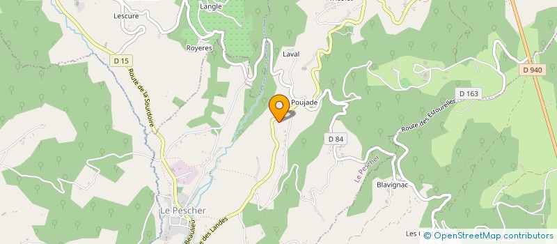 localisation de l'entreprise GAEC RECONNU LAFFERE  SERILHAC