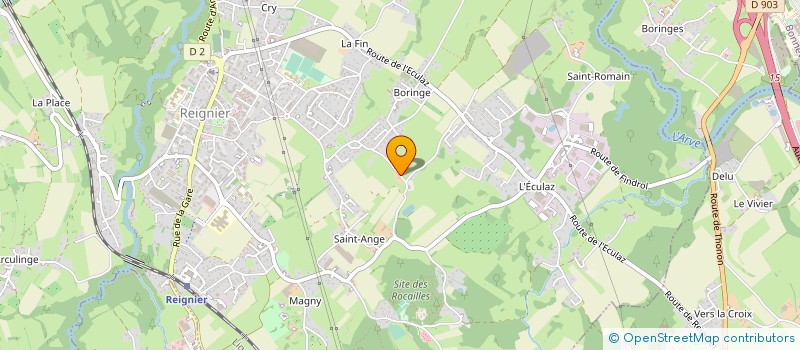 localisation de l'entreprise GAEC RECONNU LES GARGUES à REIGNIER-ESERY