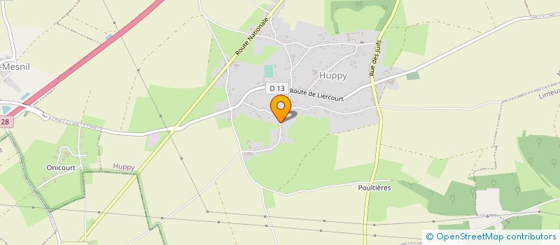 localisation de l'entreprise GAEC RECONNU LES PRES à HUPPY