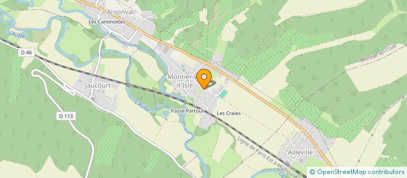 localisation de l'entreprise GAEC RECONNU LES ROUESSES  MONTIER EN L ISLE