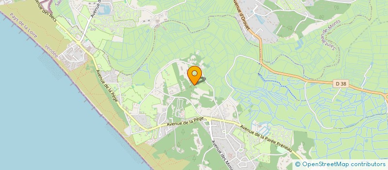 localisation de l'entreprise GAEC RECONNU LES ROZELIERES  SAINT-HILAIRE-DE-RIEZ