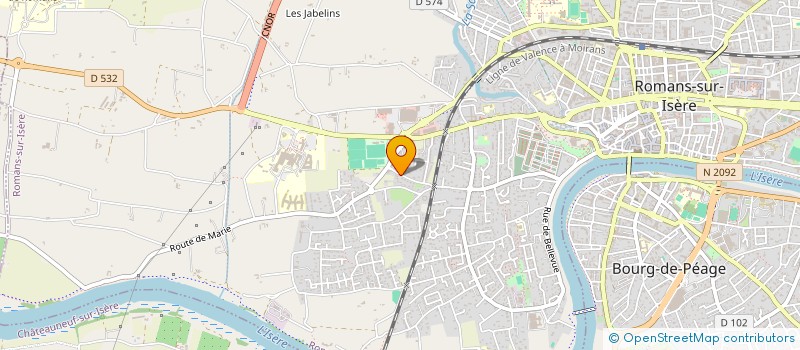 localisation de l'entreprise GAEC RECONNU LIOTARD  ROMANS-SUR-ISERE