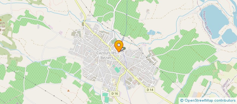 localisation de l'entreprise GAEC RECONNU MAS  CAZOULS-LES-BEZIERS