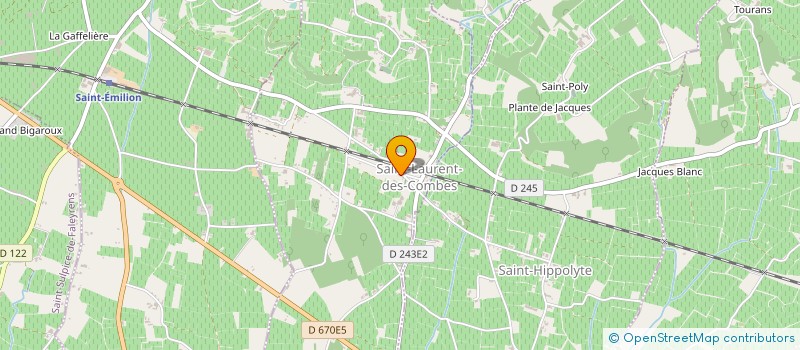 localisation de l'entreprise GAEC RECONNU MESTREGUILHEM à SAINT-LAURENT-DES-COMBES