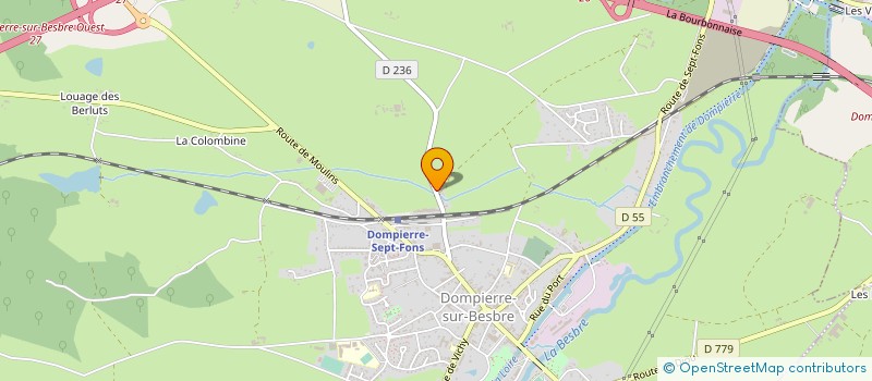 localisation de l'entreprise GAEC RECONNU NAVETAT à DOMPIERRE-SUR-BESBRE