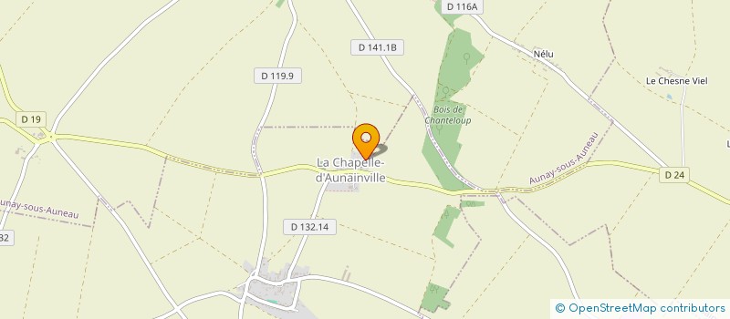 localisation de l'entreprise GAEC RECONNU NELU MARCHAND à AUNAY-SOUS-AUNEAU