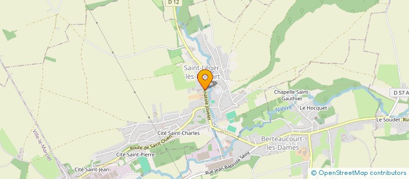 localisation de l'entreprise GAEC RECONNU PARMENTIER FILS  SAINT-LEGER-LES-DOMART