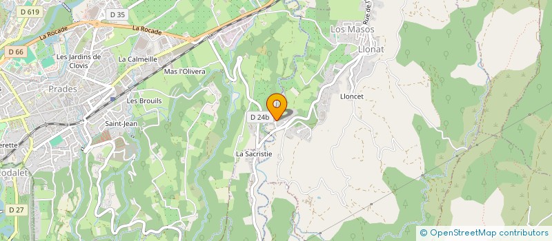 localisation de l'entreprise GAEC RECONNU PAYSANS DU SOLEIL  LOS MASOS