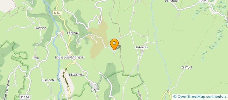 localisation de l'entreprise GAEC RECONNU ROBERT à POLMINHAC
