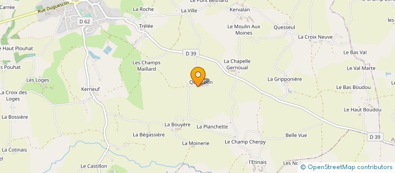 localisation de l'entreprise GAEC RECONNU ROBIN MJ à YVIGNAC-LA-TOUR