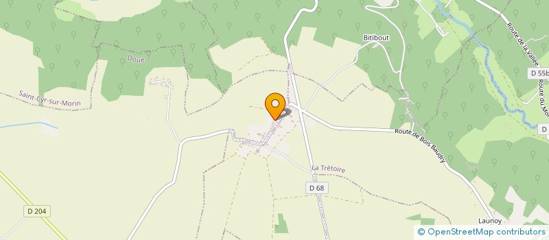 localisation de l'entreprise GAEC RECONNU SARAZIN PERE ET FILS à LA TRETOIRE