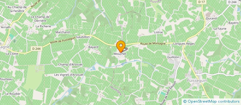 localisation de l'entreprise GAEC RECONNU SAURE PERE & FILS à MONTAGNE
