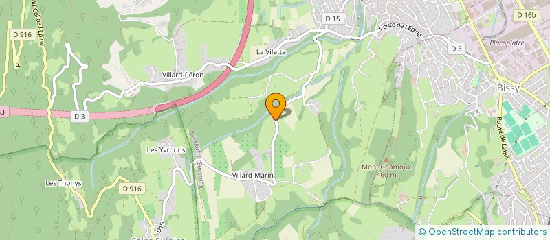 localisation de l'entreprise GAEC RECONNU SAVADOUX à LA MOTTE SERVOLEX