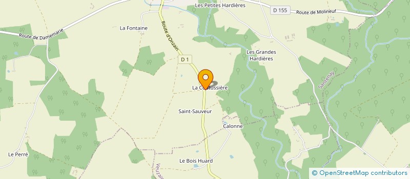 localisation de l'entreprise GAEC RECONNU ST SAUVEUR à SANTENAY