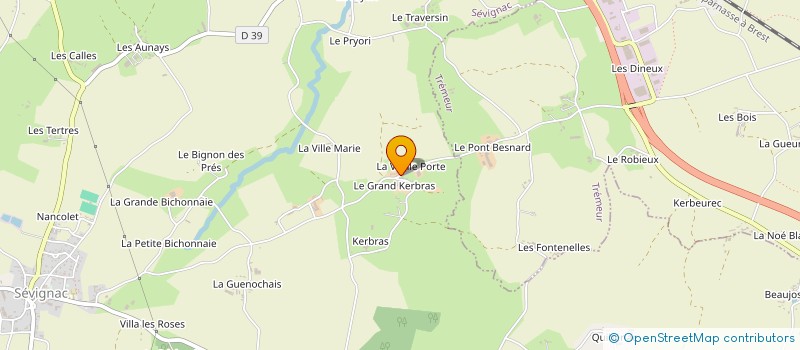 localisation de l'entreprise GAEC RECONNU THOMASSET à SEVIGNAC