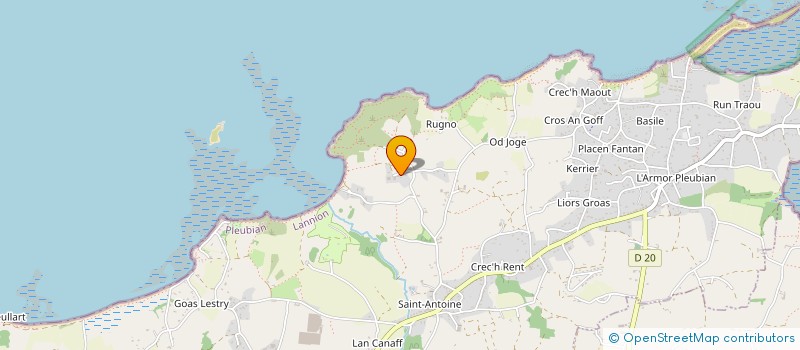 localisation de l'entreprise GAEC RECONNU TILLY-TREVEON  PLEUBIAN