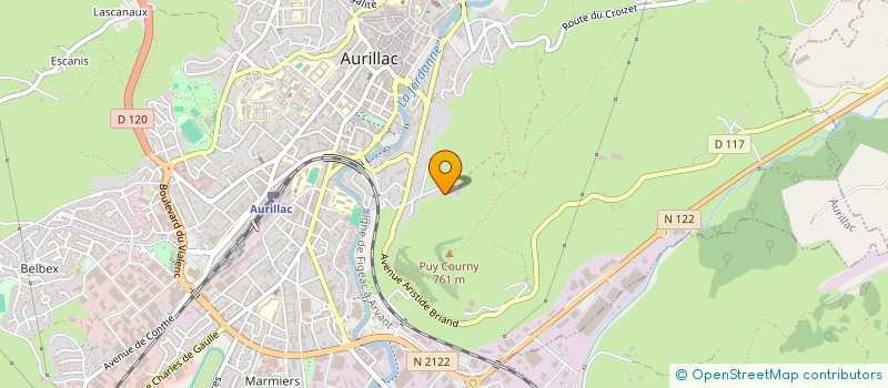 localisation de l'entreprise GAEC RECONNU TRIN à AURILLAC