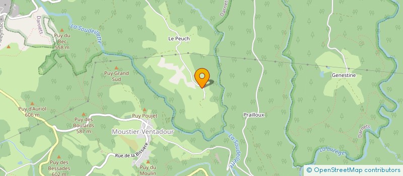 localisation de l'entreprise GAEC RECONNU VEILHAN  DARNETS