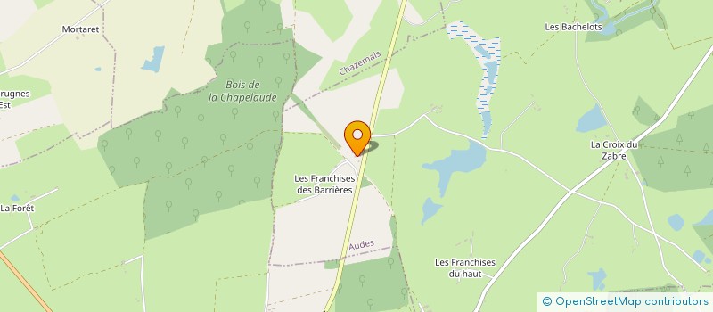 localisation de l'entreprise GAEC RECONNU VITOUX à SAINT-CAPRAIS