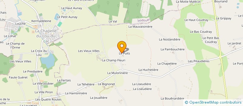 localisation de l'entreprise GAEC REGNIER-CHEVALIER à BEDEE