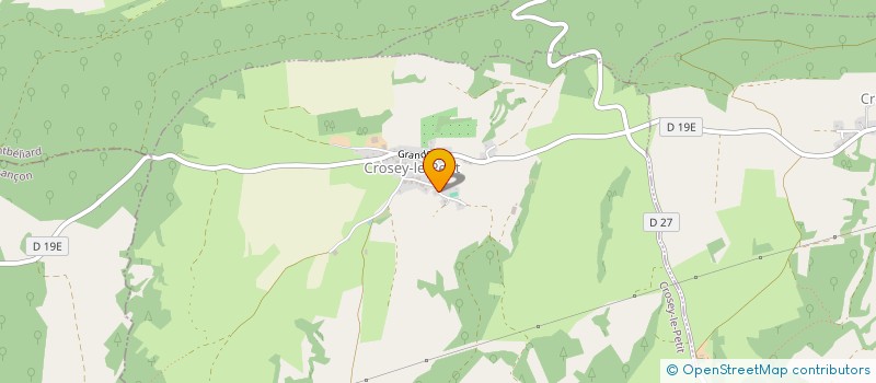 localisation de l'entreprise GAEC RENAUDE PHILIPPE ET JULIEN à CROSEY-LE-PETIT