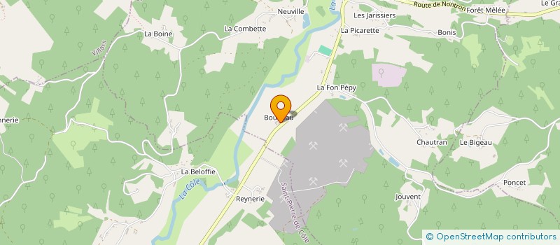 localisation de l'entreprise GAEC REYTIER  SAINT-JORY-DE-CHALAIS