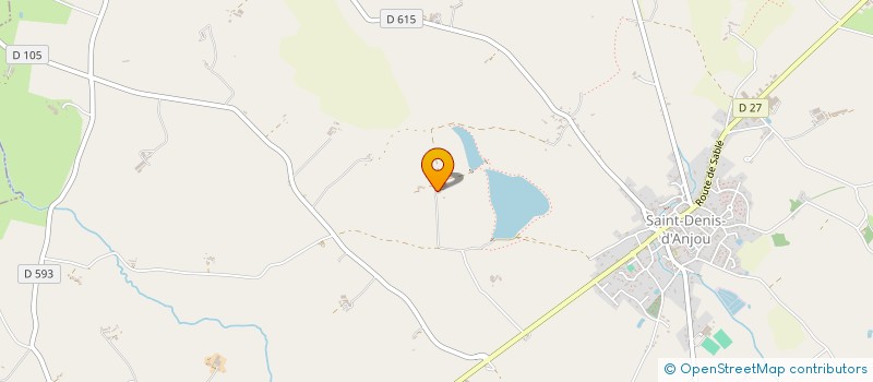 localisation de l'entreprise GAEC RHUBARBE  SAINT-DENIS-D'ANJOU