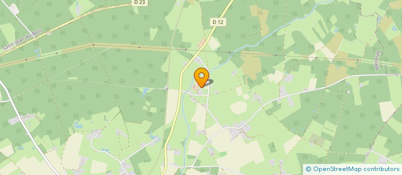 localisation de l'entreprise GAEC RIBEMONT  MEZERAY