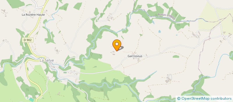 localisation de l'entreprise GAEC RIGAL  LA SELVE