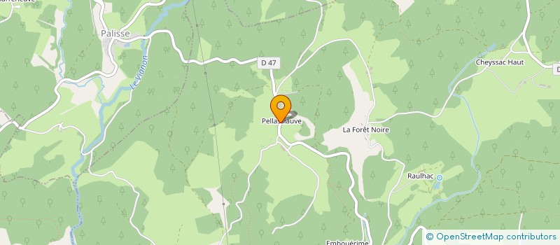 localisation de l'entreprise GAEC RIGAL  NEUVIC