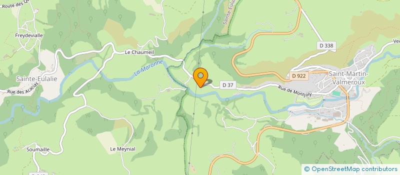 localisation de l'entreprise GAEC RIGAUDIERE D'AMBIAL à SAINTE EULALIE