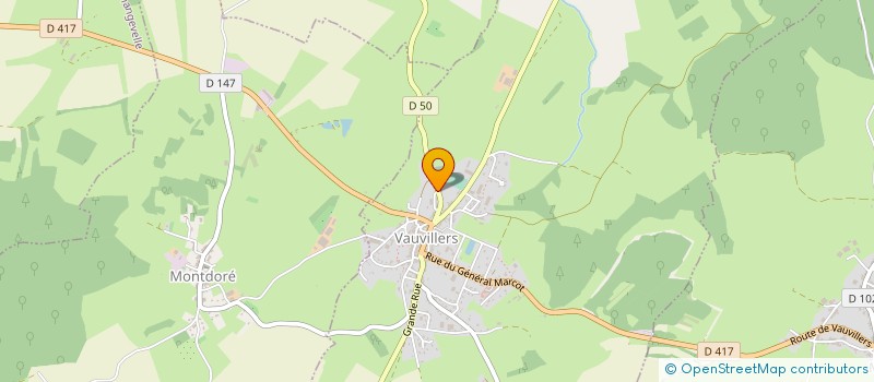 localisation de l'entreprise GAEC RIGOLOT à VAUVILLERS