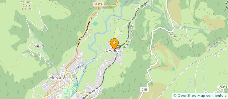 localisation de l'entreprise GAEC RISPAL DE LASSALLE à THIEZAC