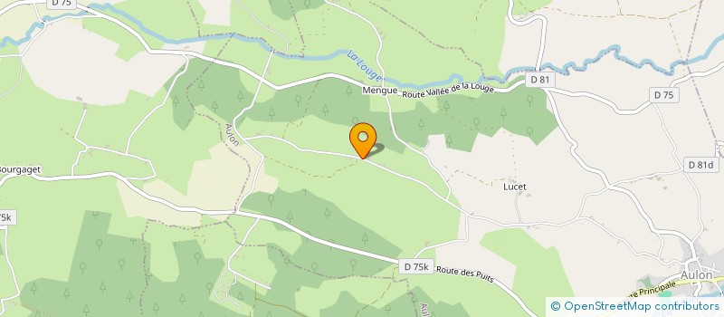 localisation de l'entreprise GAEC RIVES à AULON