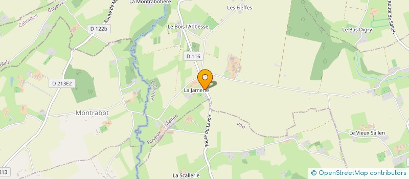 localisation de l'entreprise GAEC RIVIERE LA FERTIERE à SALLEN
