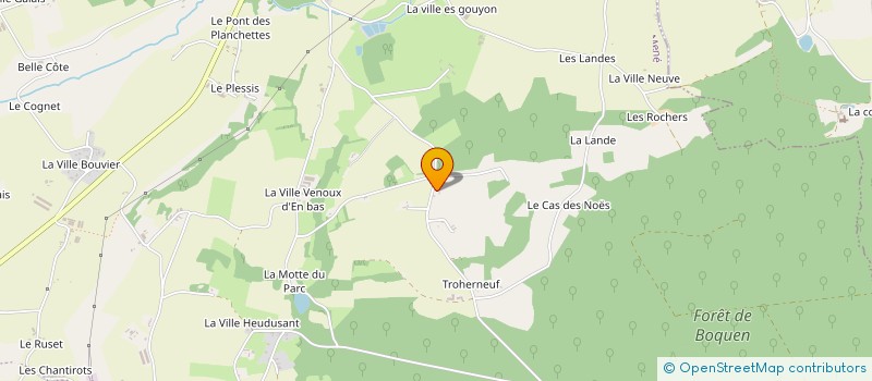 localisation de l'entreprise GAEC ROBERT FRERES à LE MENE