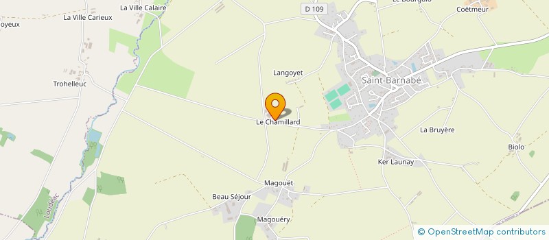 localisation de l'entreprise GAEC ROBIN à SAINT-BARNABE