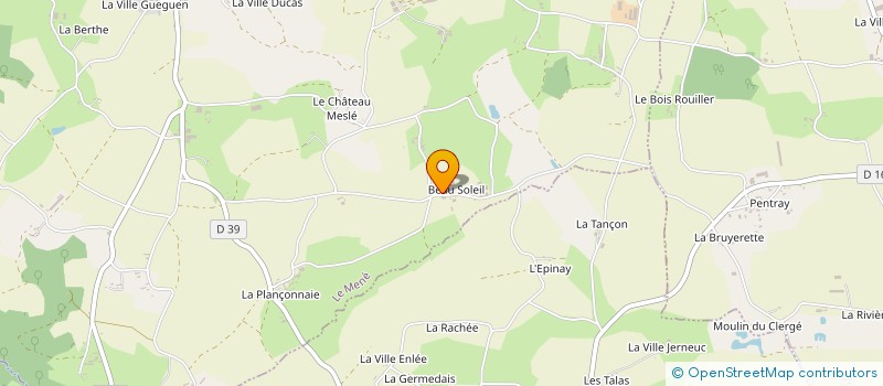 localisation de l'entreprise GAEC ROCHARD à LE MENE