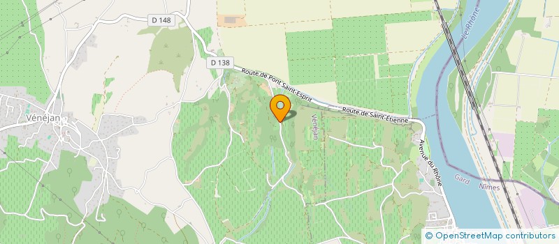 localisation de l'entreprise GAEC ROCHEGUDE  VENEJAN